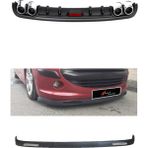 Ford Escort Universal Siyah Difüzör Ve 2 Parça Hava Kanallı Lip Ön Tampon Eki Set