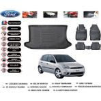 Ford Fiesta 2004 Model Bagaj Havuzu Araca Özel Paspas Takımı Prrox - Siyah