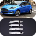 Ford Fiesta 2009 2017 Paslanmaz Çelik 4 Kapı Krom Kapı Kolu