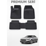 Ford Fiesta 2017 Sonrası 3D Oto Paspas Axen - Siyah