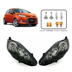 Ford Fiesta 7 On Far Lamba Siyah Zemin Sag Sol Takim 20082013