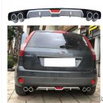 Ford fiesta difüzör arka tampon çift çıkış egzoz gri 2004-