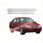 Ford Focus 1 SW Tk 1998-2005 Paslanmaz Çelik 4 Parça Krom Cam Çıtası