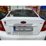 Ford Focus 2 - 2,5 Bagaj Üstü Slim Spoiler Piano Black Parlak Beyaz (Sts Oto Aksesuar)