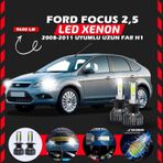 Ford Focus 2.5 2008-2011 Uzun Far Uyumlu Şimşek Etkili Led Xenon Pro Series H1