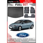 Ford Focus 2 Hatchback Ince Stepne 2007 Model 4d Bagaj ve Pro Serisi Havuzlu Paspas Takımı - Siyah