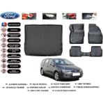 Ford Focus 2 Stw 2009 Model Bagaj Havuzu Araca Özel Paspas Takımı Prrox - Siyah