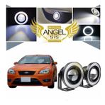 Ford Focus 2 Uyumlu, Universal Mercekli Led Angel Sis Farı, 76mm Beyaz Renk