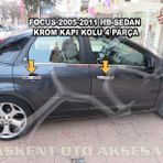 Ford Focus 2005 2011 Paslanmaz Çelik 4 Kapı Krom Kapı Kolu