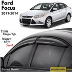 Ford Focus 2011-2014 3 Sedan Mugen Cam Rüzgarlığı