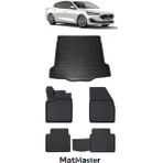 Ford Focus 2025 Model 5d Premium Ekstra Havuzlu Paspas ve Bagaj Havuzu Set - Siyah