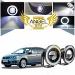 Ford Focus 2,5 Uyumlu, Universal Mercekli Led Angel Sis Farı, 76mm Beyaz Renk