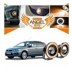 Ford Focus 2,5 Uyumlu, Universal Mercekli Led Angel Sis Farı, 76mm Turuncu Renk