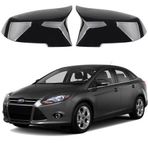 Ford Focus 3 12-18 Araca Özel Batman Yarasa Ayna Kapağı Pianoblack