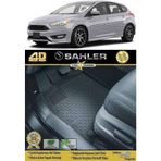 Ford Focus 3- 3.5 2010-2018 Sahler 4.5D Havuzlu Paspas Siyah