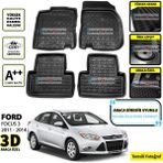 Ford Focus 3 3D Oto Paspas Seti 2011-2014 - Siyah