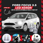 Ford Focus 3.5 2014-2018 Kısa Far Uyumlu Şimşek Etkili Led Xenon Performance Series H7