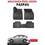 Ford Focus 3.5 Hatchback 2015 Model Araca Özel Havuzlu Paspas Takım - Siyah