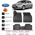 Ford Focus 3 Hatchback 2011-2014 4.5d Premium Havuzlu Siyah Paspas Takımı Kokusuz