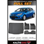 Ford Focus 3 Hatchback Bagaj Havuzu+4.5d Havuzlu Paspas Seti 2012 Model - Siyah