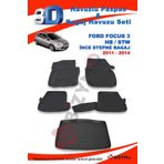 Ford Focus 3 Hb İnce Stepne 2011-2014 Paspas ve Bagaj Havuzu