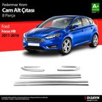 Ford Focus 3 HB Krom Cam Çıtası 8 Prç 2011-2018