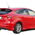 Ford Focus 3 Hb Makyajlı (2015-2018) Arka Tampon Eki - Difüzör (plastik)
