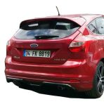 Ford Focus 3 İcin Hatchback 2012 - 2014 Arka Tampon Eki - Difuzor (Plastik)