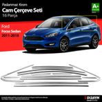 Ford Focus 3 SD Krom Cam Çerçevesi 16 Prç 2011-2018