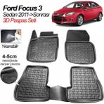 Ford Focus 3 Sedan 3D Oto Paspas 2011 - Siyah