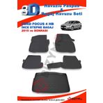 Ford Focus 4 Hb İnce Stepne 2015 ve Sonrası Paspas ve Bagaj Havuzu