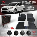 Ford Focus 4 Paspas 2015 2018 Arası 3d Havuzlu Wöller Paspas