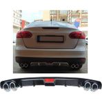 Ford Focus 4 Uyumlu Body Kit Difüzör 4 Çıkış Siyah Yuvarlak