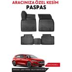 Ford Focus 5 Hatchback 2023-2024-2025 Model Araca Özel Havuzlu Paspas Takım - Siyah