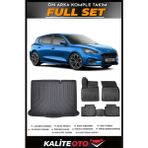 Ford Focus 5 Hatchback Stepneli Bagaj Havuzu+4.5d Havuzlu Paspas Seti 2024 Model - Siyah