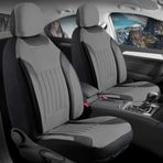 Ford Focus 5 Hatchback Tay Tüyü Oto Koltuk Kılıfı Fermuarlı Ön Arka Set Füme Edition