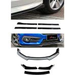 Ford Focus Flaplı Yan Marşpiyel Eki + 3 Parça Siyah Ön Ek Piano Black Set