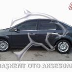 Ford Focus Sedan 2005-2008 4 Parça Krom Cam Çıtası