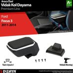 Ford Focus Uyumlu 3 Kol Dayama Kolçak ABS Vidalı Gri 2011-2014 A+Kalite Parça