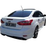 Ford Focus Uyumlu 3 Sedan (2012-2018) Arka Tampon Eki - Difüzör (Plastik)