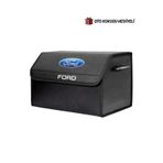 Ford Marka Logolu Oto Bagaj Organizer Çanta Oto Bagaj Çantası 2 Bölmeli Suni Deri Boyutlar : 48 Cm X 31 Cm X 29 Cm