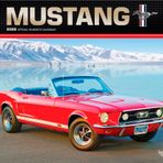 Ford Mustang 2026 Deluxe Flap Foil Calendar