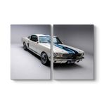 Ford Mustang Cobra Tablosu 103 x 70-2 Parçalı