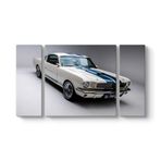 Ford Mustang Cobra Tablosu 126 x 70-3 Parçalı