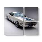 Ford Mustang Cobra Tablosu 88 x 73-3 Parçalı