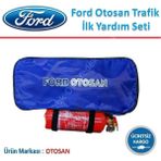 Ford Otosan Trafik ve Ilk Yardım Seti ( Yangın Söndürme Tüplü ) - Mavi