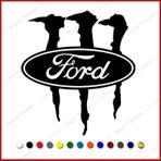 Ford Pençe Sticker Monster Pençe Ford Arma Sticker