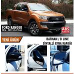 Ford Ranger T6 Batman Yarasa Ayna Kapağı Sinyalli Piano Black / 2016-2021
