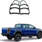 Ford Ranger Uyumlu 2016 2018 Arka Stop Kaplama ABS Siyah Parça