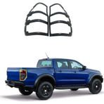 Ford Ranger Uyumlu 2016 2018 Arka Stop Kaplama ABS Siyah Parça